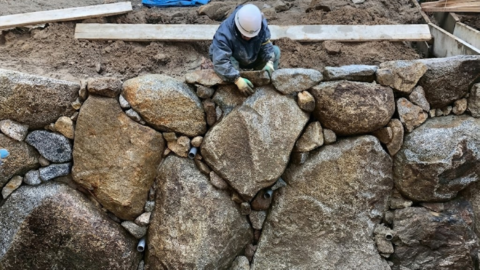 石垣工事も可能